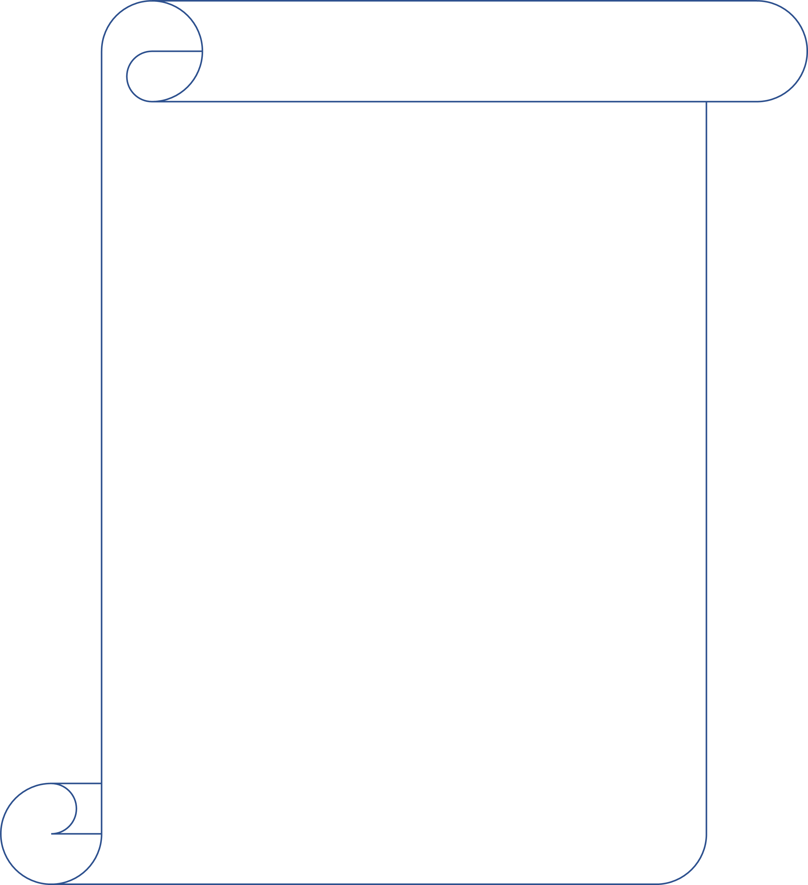 decorative clip art image of blue scroll background